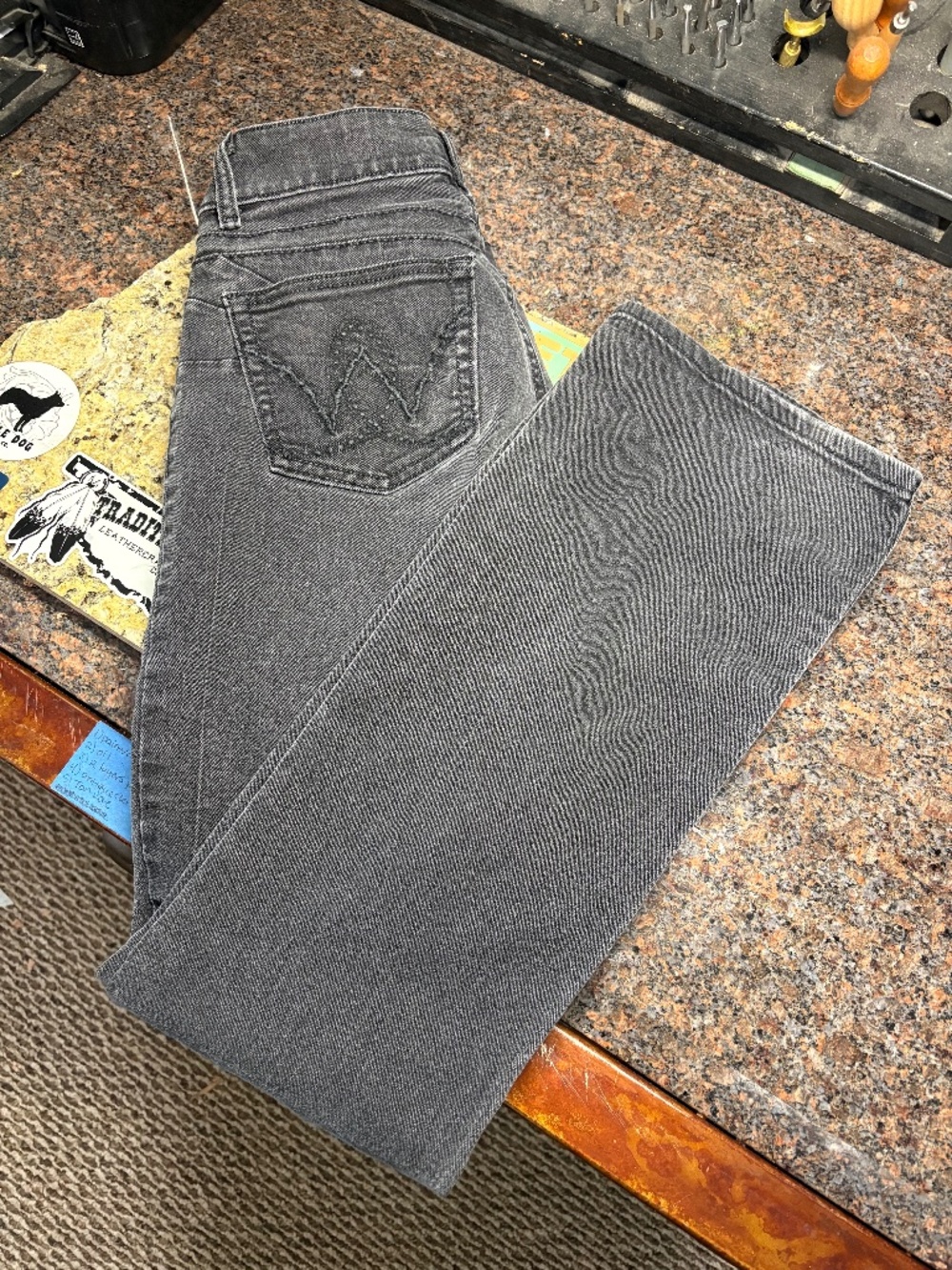 Wrangler women’s black vintage bootcut/flare jeans